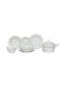 Christinholm White Porcelain Dinnerware Set 72pcs