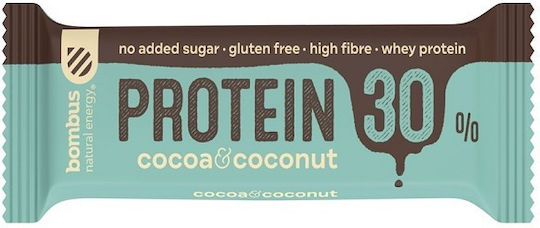 Bombus Protein Блокче с 30% Протеин & Вкус Coconut Cocoa 50гр