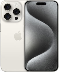 Apple iPhone 15 Pro 5G (8ГБ/256ГБ) Бял титан