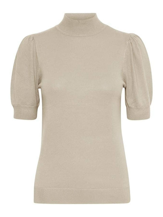 B.Younq Women's Sweater Beige