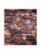 3D Wandpaneele Selbstklebend Mehrfarbig 77x70cm 4Stücke