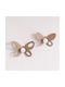 Arti E Mestieri Wall Hanger Butterfly Metal Beige 23.5cm