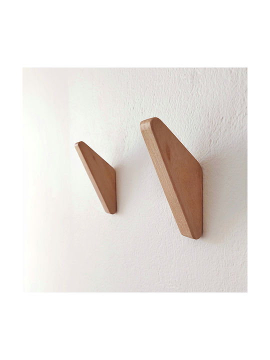 Spolia Wooden Wall Hanger 12x2.4x4cm 1pc