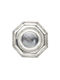 Savvas Design Vintage Silver Decorative Platter Silver 10x10x1cm
