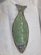 Platou Decorativ Ceramică Verde 1buc 50x19buc