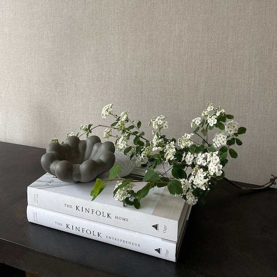 101 Copenhagen Ceramic Decorative Platter Gray 15.5x15.5x6cm