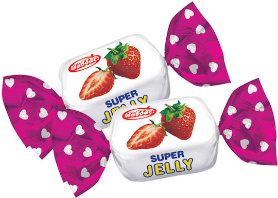 Lavdas Candies Super Jelly with Φράουλα Flavour 250gr