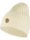 Byron Beanie Unisex Σκούφος Πλεκτός σε Λευκό χρώμα