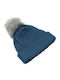 Knitted Beanie Cap Navy Blue