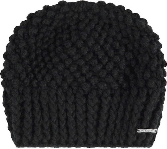 Beanie Unisex Beanie Gestrickt in Schwarz Farbe