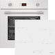Pyramis 731065 PKLED + PHC61510FMW Φούρνος άνω Πάγκου 73lt με Κεραμικές Εστίες Π59.5εκ. Λευκός