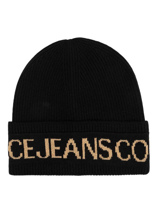 Versace Knitted Beanie Cap Black