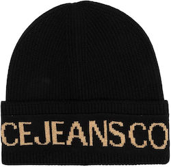 Versace Knitted Beanie Cap Black Versace Knitted Beanie Cap Black