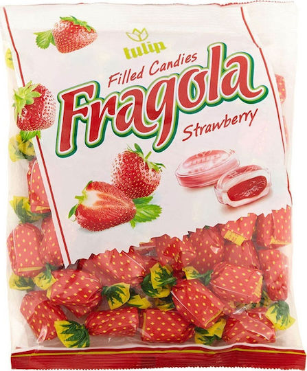 Tulip Καραμέλες Fragola με Γεύση Φράουλα 250gr