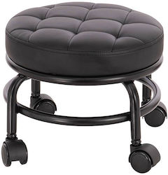 Comfort Style Wheeled Stool Black 5410136