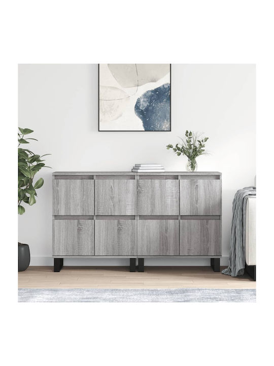 Wooden Buffet Gray L120xW35xH70cm