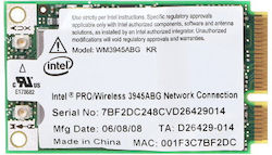 Κάρτα PCIe σε θύρα Mini PCIe Mic Wm3945abg