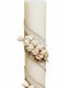 Wedding Tapered Lamp with Lace 15cm