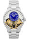 Thomas Earnshaw Ανδρικό Ρολόι 44mm Μπαταρίας με Ασημί Μεταλλικό Μπρασελέ
