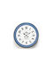 General Trade Wanduhr Metallisch Blau Ø55cm