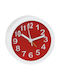 Silent Tabletop Clock with Indicators with Alarm Clock 110-001Red