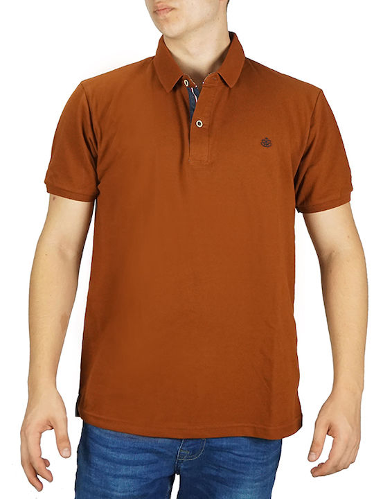 Ndc Men's Short Sleeve Blouse Polo Orange