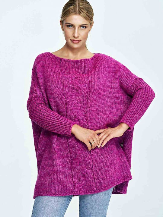 Figl Women's Long Sleeve Sweater Purple