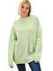 Potre Women's Long Sleeve Sweater Green