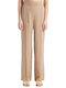 4tailors Women's Fabric Trousers Beige