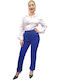 Damen Stoff Hose Blau