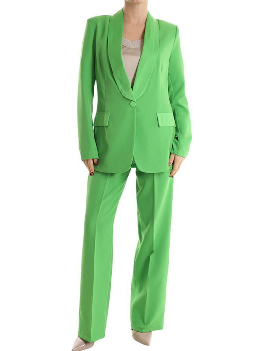 Remix Women's Green Set with Trousers