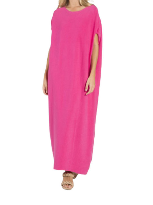 Motel Καλοκαιρινό Maxi Φόρεμα Ροζ