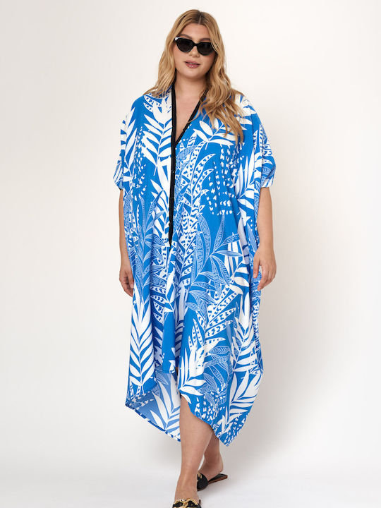 Jucita Summer Maxi Shirt Dress Dress Light Blue