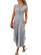 Amely Summer Mini Dress Gray