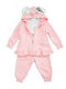 All Stars Kids Sweatpants Set Pink 3pcs