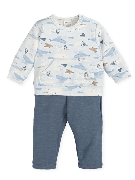 Tutto Piccolo Kinder Sweatpants Set - Jogginganzug Ecru 2Stück