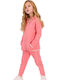 Kids Sweatpants Set Orange 2pcs