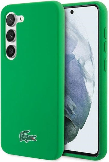 Lacoste Silicone Silicone Back Cover Πλαστικό / Σιλικόνης Πράσινο (Galaxy S23+)