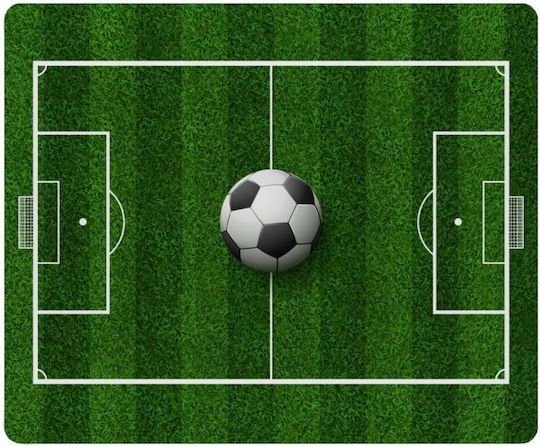 Koupakoupa Soccer Field Mouse Pad (230mm) KP_14370_MOUSEPAD-RECT
