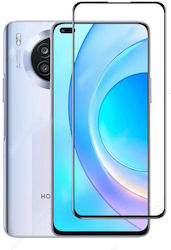 Full Face Tempered Glass Μαύρο (Huawei Nova Y90)