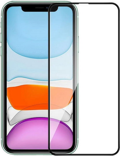 Full Glue Full Face Tempered Glass Μαύρο (iPhone 14 Plus / 13 Pro Max)