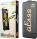 Galaxy Full Glue Full Face Tempered Glass Black (Samsung Galaxy A12, Galaxy M12)