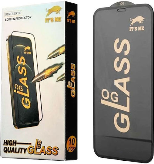 Galaxy Full Glue Full Face Tempered Glass Black (Samsung Galaxy A12, Galaxy M12)