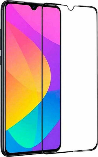 Full Face Tempered Glass Black (Redmi 9 C)