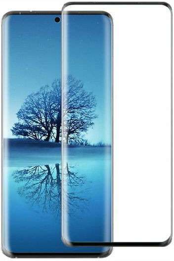 Glue 3D Full Face Tempered Glass Μαύρο (Galaxy S20+)