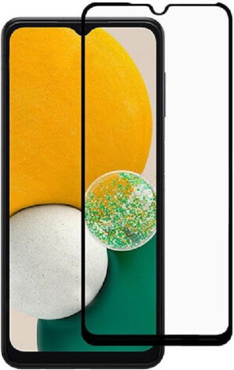 Vollkleber Vollflächig gehärtetes Glas Schwarz (Galaxy A14)