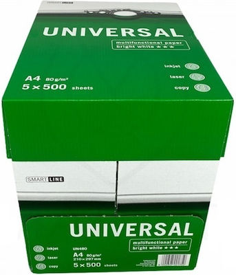 Smartline Universal Printing Paper A4 80gr/m² 5x500 sheets