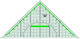 M+R Geometrisches Dreieck Transparent 25cm