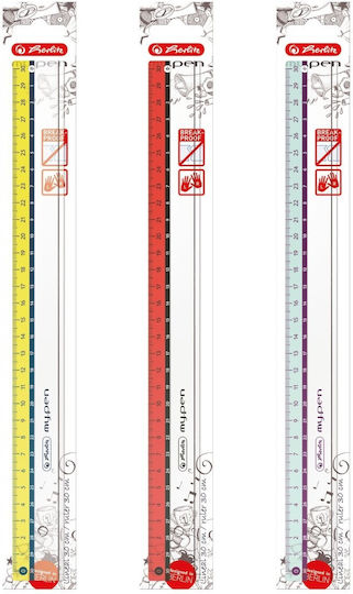 Herlitz Rigla Plastic 30cm (Culori diverse)