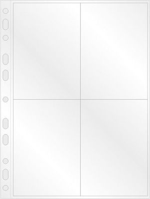 Plastikeinlage für für Fotos A4 mit Löchern